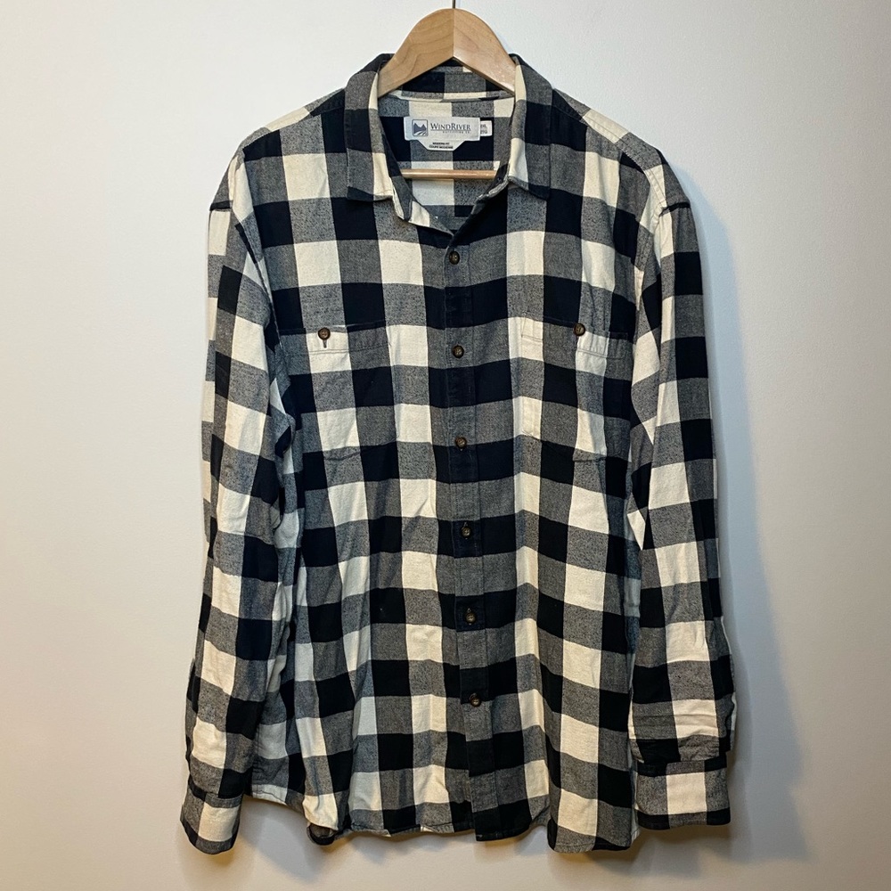 WindRiver Plaid Button Up Flannel Shirt